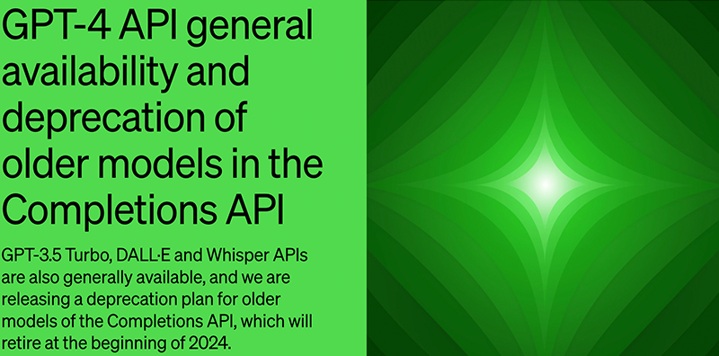 OpenAI開放GPT-4 API使用權限，實現8K上下文對 圖片